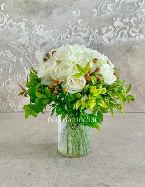 Bouquet rose bianche Bouquet rose bianche